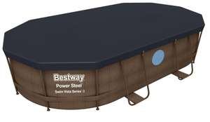 <span class=keywords><strong>Bestway</strong></span> 56946 Ensemble de <span class=keywords><strong>piscine</strong></span> <span class=keywords><strong>ovale</strong></span> design en acier métallique au-dessus de la <span class=keywords><strong>piscine</strong></span> - Product Image 2