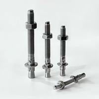 Ancre à expansion en forme de coin en acier inoxydable 304 316 galvanisé, ancre à coin robuste M8-M24