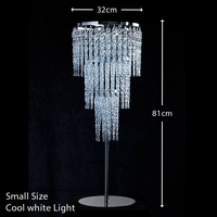 Élégante barre lumineuse LED en acrylique pour décoration de table de mariage, lumières de mariage pour événements avec télécommande
