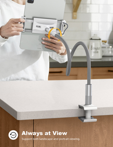 Soporte Flexible para Teléfono y Tablet Lamicall LS02, con Brazo Flexible y Abrazadera para Cama o Escritorio, Ideal para Ver Películas - Product Image 2