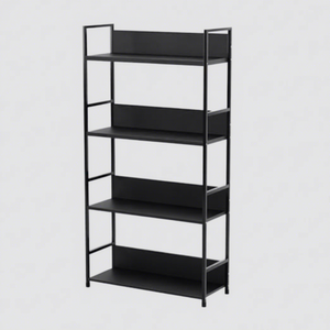 Five Tier Metal Storage <b>Rack</b> For Kitchen Minimalist Design Standing Type Non Foldable Shelf With <b>Baking</b> Paint Finish - Product Image 6