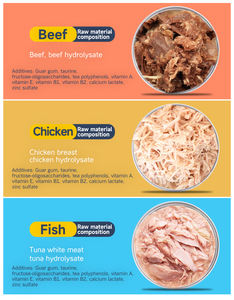 Kedi maması toptan fabrika sıcak satış OEM ODM çoklu tatlar Pet gıda kedi köpek aperatif kutuları - Product Image 3