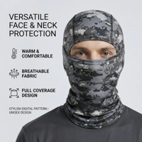 Cagoule d'été élastique respirante à séchage rapide pour hommes et femmes, masque facial complet de protection solaire pour le cyclisme, la randonnée, la pêche et le ski