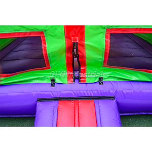 Vente en gros de château gonflable Pastel Maison de rebond commerciale Combo PVC Matériel 1-10 Passagers> Capacité de 500kg Installation facile - Product Image 5