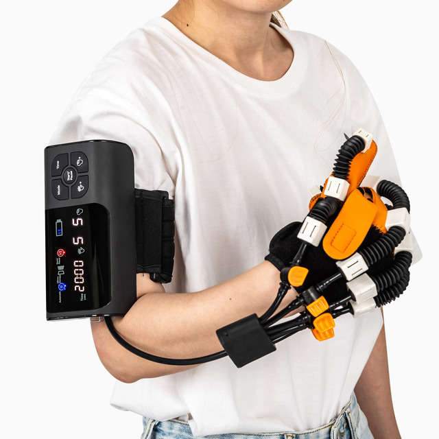 High Quality Smart Robot Finger Rehabilitation Gloves Physical Occupational Therapy Equipment