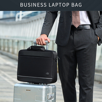 CoolBELL Factory – sacoche pour ordinateur portable de 15.6 pouces pour hommes, avec sangle pour bagages, étanche, pour voyage et affaires, grande capacité