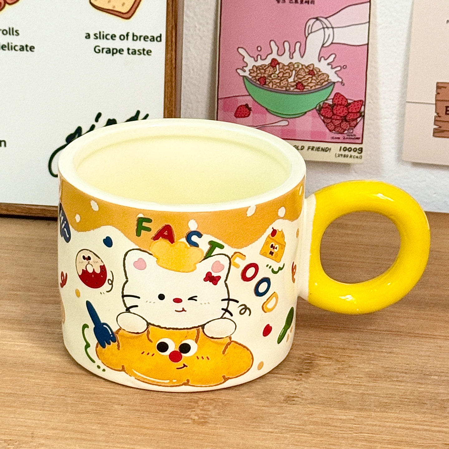 Single Cup - Circle Cup - Cat