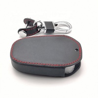 5 boutons en cuir voiture télécommande coque Fob couverture pour SsangYong 2020 G4 Rexton SsangYong Smart Key Case Auto porte-clés accessoires