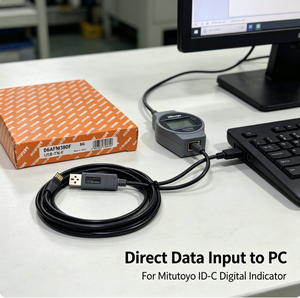 Câble de connexion USB direct étanche MITUTOYO 06AFM380F USB-ITN-F avec interrupteur de données pour indicateur - Product Image 5