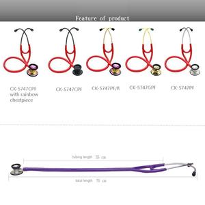 Estetoscopio Manual Trisem Sprague multicolor personalizado para cardiología y arritmia cardíaca, detección de latidos cardíacos, uso clínico - Product Image 2