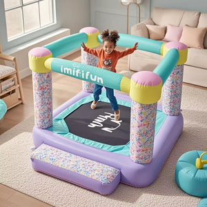 Parc à thème gonflable commercial personnalisé pour fêtes, avec trampolines et jeux gonflables pour divertissement familial en gros - Product Image 1