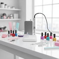 Machine professionnelle sans balais personnalisable 35 000 tr/min pour le retrait de vernis à ongles et le polissage des ongles pour salon de manucure (vente en gros)