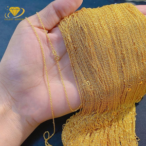 Perhiasan Emas Asli 18k Rantai Tali Terpilin Emas Padat Perhiasan Emas Asli 18k Rantai Tali Emas Au750 Rantai Emas 10k <span class=keywords><strong>14k</strong></span> - Product Image 4