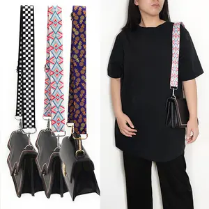 Meetee B-X027 Nastro di Stile Nazionale Ampliato Decompressione Spalla Lunga Tracolla Regolabile per il Sacchetto - Product Image 1