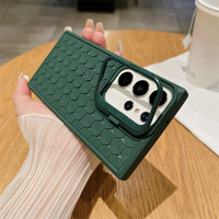 Pour Samsung Galaxy S24 Ultra S23 Plus S23 FE S22 S21 Caméra Métal Anneau Titulaire Couverture Coque Lentille Protéger Stand Magnétique Téléphone Cas