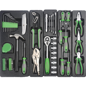 Juego de Herramientas Manuales Multifuncionales de 62 Piezas para el Hogar, con Caja - Product Image 1