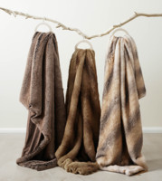 Jeté d'Hiver en Fausse Fourrure de Renard Shaggy Modacrylique Polyester Haut de Gamme, Teint aux Pointes, Moelleux, Style Europe Occidentale pour Vêtement