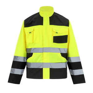 <span class=keywords><strong>Blouse</strong></span> de travail robuste <span class=keywords><strong>pour</strong></span> mineurs et peintres, uniforme OEM jaune fluorescent, veste cargo d'ingénieur avec bandes réfléchissantes - Product Image 2