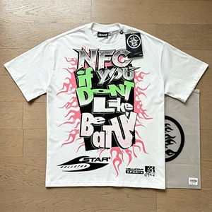 Hell <span class=keywords><strong>Strr</strong></span> Vintage Washed Grafik-T-Shirt 100% Baumwolle Oversized Hip-Hop American Streetwear Retro Urban Casual Bedrucktes T-Shirt - Product Image 6