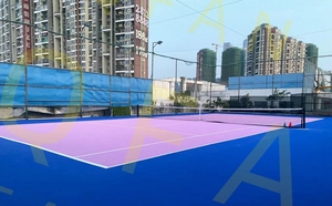 Terrain de tennis APEX multi-tons vert, taille personnalisable, gazon polyvalent pour extérieur, intérieur, parc, espace communautaire et projets sportifs - Product Image 3