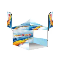 Aluminium Frame Luifel 10X20 Wind Slip Draagbare Goedkope Gebruikt Party Tent Te Koop Outdoor Vouwen Kraam
