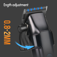 Tondeuse à barbe professionnelle Pritech pour hommes, machine à couper les cheveux sans fil, tondeuse électrique professionnelle, ensemble de tondeuses à cheveux