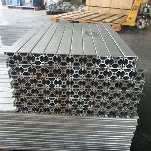 Profils en aluminium 4080, postes de travail à rainures en <span class=keywords><strong>T</strong></span>, anodisés, 80160, extrusion à rainures en V, profil en aluminium T5 pour le pliage, aluminium personnalisé - Product Image 4