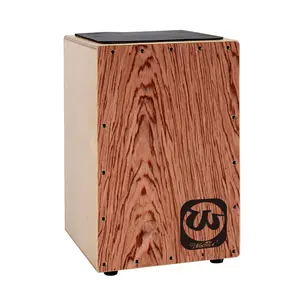 New good quality safety accessories cajon box drum,Rose wood Playing Surface cajon