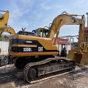Excavatrice sur chenilles hydraulique Caterpillar 330BL d'occasion de haute qualité, 30 tonnes, avec moteur, pompe, faible nombre d'heures de travail, prix attractif - Product Image 2
