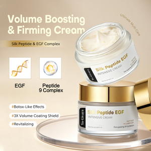 <span class=keywords><strong>Crema</strong></span> Intensiva con Péptidos de Seda EGF, Marca Privada OEM, Reafirmante, Antiarrugas, Hidratante con Complejo de Péptidos 9 y Ácido Hialurónico - Product Image 2