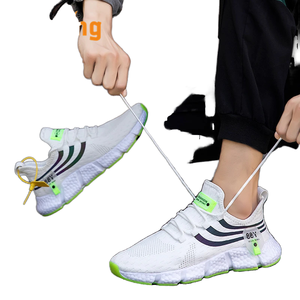 Chaussures décontractées pour hommes d'automne, basses, respirantes, légères, en maille, semelle extérieure, style marche, pour les tendances de la mode printemps-été - Product Image 4