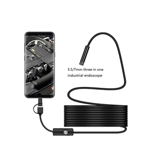 Pipeline d'endoscope industriel 5.5/7mm trois en un, <span class=keywords><strong>test</strong></span> de moteur de <span class=keywords><strong>climatisation</strong></span> automobile, endoscope de téléphone portable - Product Image 1