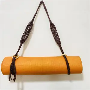 Macrame Yoga mat strap personalizzato personalizzato picnic coperta carrier regalo per gli amanti dello Yoga boho exercise mat sling