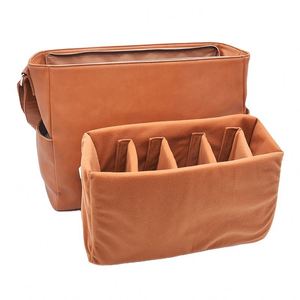 Sac à appareil photo reflex numérique étanche pour voyage d'affaires, sac à caméra vidéo, sac à appareil photo en cuir tendance, best-seller de l'usine BSCI - Product Image 6