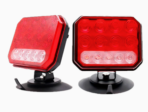 <span class=keywords><strong>Feu</strong></span> <span class=keywords><strong>arrière</strong></span> de remorque LED magnétique sans fil avec norme américaine, sécurité de conduite nocturne pour <span class=keywords><strong>camion</strong></span>, étanche, ventouse, éclairage de véhicule - Product Image 1