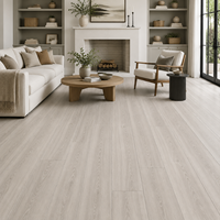 Suelo SPC, Superficie Mate Antideslizante, Insonorizado, Impermeable, Vinilo Rígido con Sistema de Click, Uso Duradero para Apartamentos