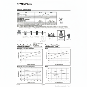 Piezas neumáticas del regulador de vacío SMC Pneumatics - Product Image 1