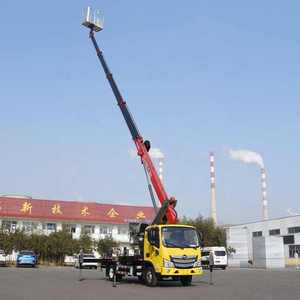 Platform kerja yang ditinggikan truk ember Diesel sistem pengangkat hidrolik otomatis operasi ketinggian tinggi truk dipasang pengangkat udara - Product Image 6