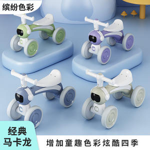 Autres vélos d'équilibre à quatre roues pour enfants 201 avec lumières musicales pour bébés et tout-petits de 0 à 3 ans - Product Image 4