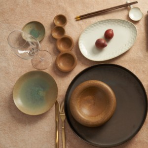 Service de vaisselle en céramique réactive Desert Oasis pour hôtels de luxe, repas en plein air et restaurants - Product Image 3