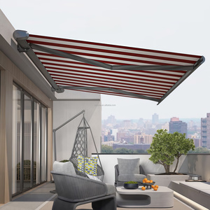 Pare-soleil motorisé Étanche et rétractable Auvent à cassette complet Filet pour parapluie de jardin Porte extérieure Pare-soleil pour patio Porte extérieure - Product Image 2
