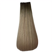 Queue de cheval en cheveux humains 100% Remy, double épaisseur, naturelle, à nouer, tissage droit, 18 pouces, marque Amonhair, vente en gros