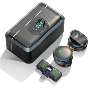 Q8 Draadloze Lavalier Microfoon Klein Met Oplaadcase Draadloze Radio Microfoon Gitaar Podcast Smartphone Apparaat - Product Image 2