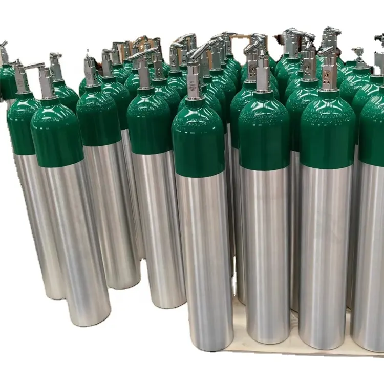 10L Aluminum CO2 Gas Cylinder with CGA320 For Beverage Soda Machine with SiphonTube