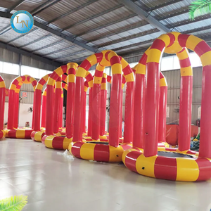 LINO Terrain de jeux populaire Équipement de jeu de sport PVC gonflable Bungee Single Bungee Jumping Trampoline for Children Indoor Outdoor - Product Image 5