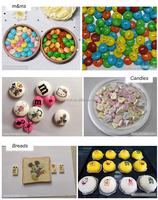 Printer Makanan Otomatis Portabel Resolusi Tinggi dengan Kepala XP600, Tinta Edible Berkualitas Tinggi A3 untuk Kue & Kue Kering