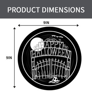 Xieli Vietnam Assiettes En <span class=keywords><strong>Carton</strong></span> Jetable Vintage Spider <span class=keywords><strong>Halloween</strong></span> Party Décoration - Product Image 6