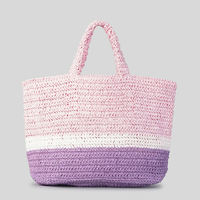Bolso Tote Casual de Paja para Mujer, Tejido a Mano, Ligero, Portátil, de Gran Capacidad, con Cierre de Cremallera, Ideal para la Playa en Verano