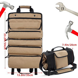 <span class=keywords><strong>Sac</strong></span> <span class=keywords><strong>à</strong></span> outils <span class=keywords><strong>de</strong></span> rangement multifonctionnel pliable et durable pour électricien - Product Image 5