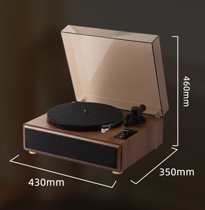 <span class=keywords><strong>Tocadiscos</strong></span> de Vinilo Retro Vintage de Madera, Reproductor de LP, BT AT3600L, Cartucho MM, Reproductor de Vinilo, 20W, 2 <span class=keywords><strong>Altavoces</strong></span> - Product Image 5